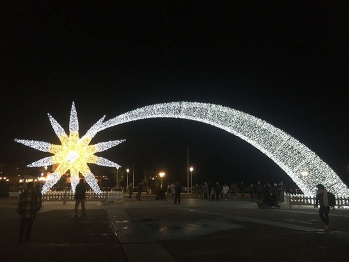 Estrella de Navidad en Gijón/Xixón