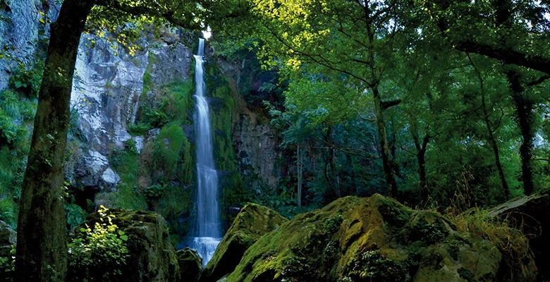 Cascada de Oneta en Villayón