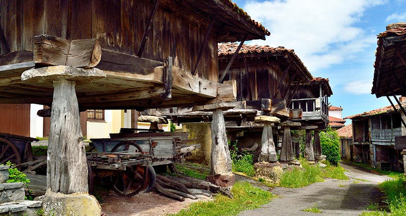 Los hórreos de Asturias, un sueño en el aire