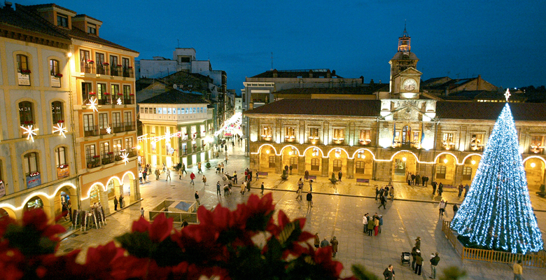 Plaza España en Avilés