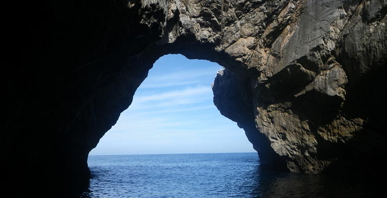 Acantilado en la costa de Ribadesella