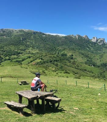 Contemplando el paisaje