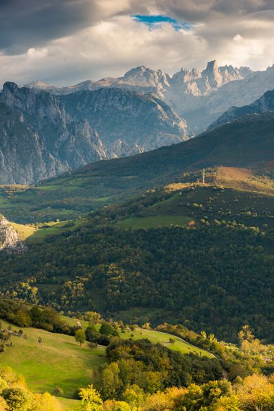 El Picu Urriellu visto desde el Mirador Pedro Udaondo en Asiego (Cabrales)