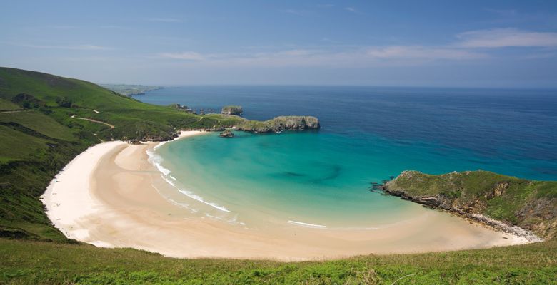 Playa de Torimbia en Llanes