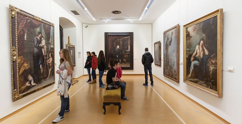 Interior del Museo de Bellas Artes de Asturias