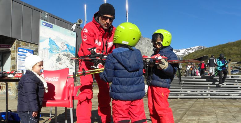 Preparados para subir a pista