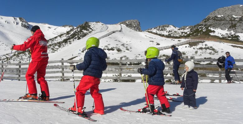 Aprendiendo a caminar en esquís