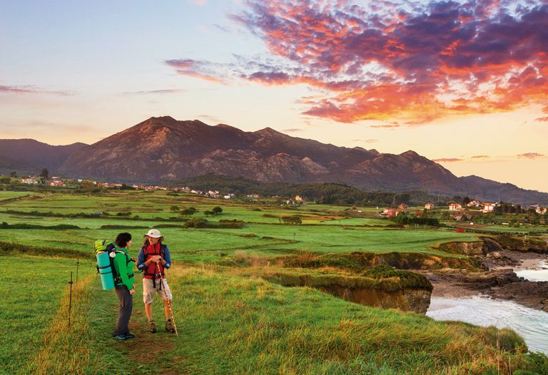 Camino de Santiago a su paso por Caravia