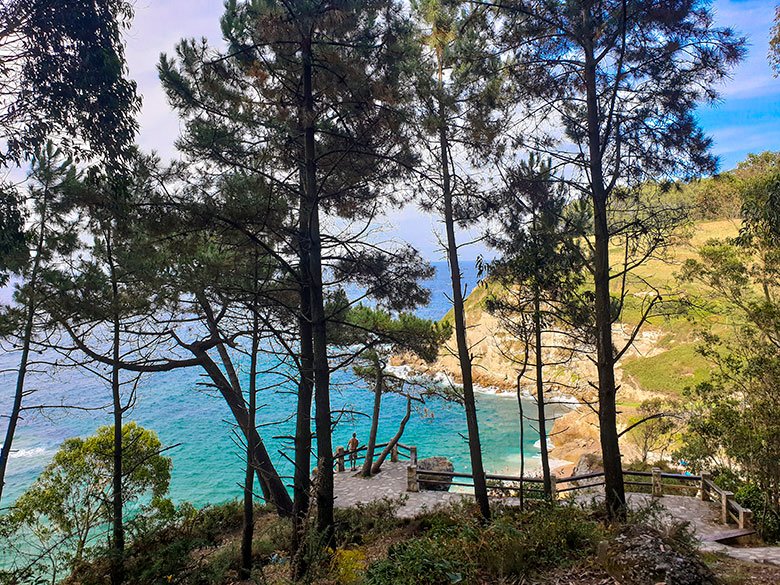 Mirador de la Playa de la Ñora (Gijón) ©viajerosconfesos