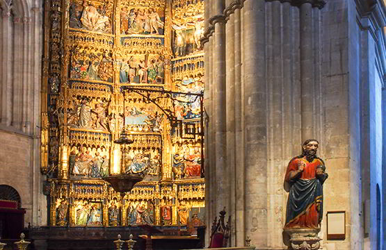 Interior of the Cathedral of San Salvador (Oviedo/Uviéu)