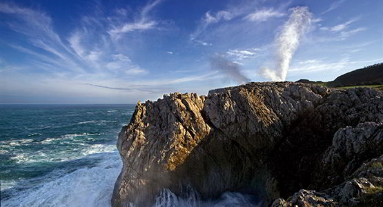 Santiuste blowhole (Llanes)