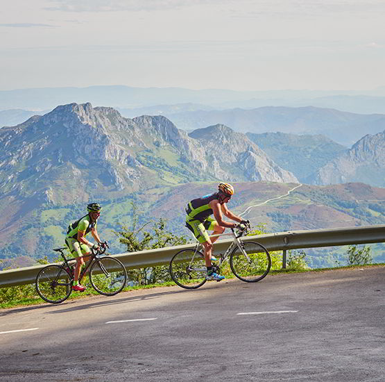 L'ascension du col d'Angliru (Riosa)