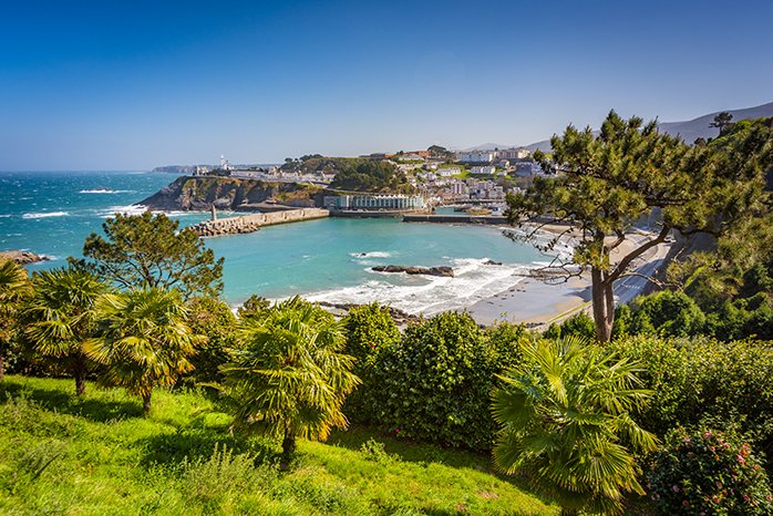 L.luarca desde los Jardines de la Fonte Baixa ©Mampiris