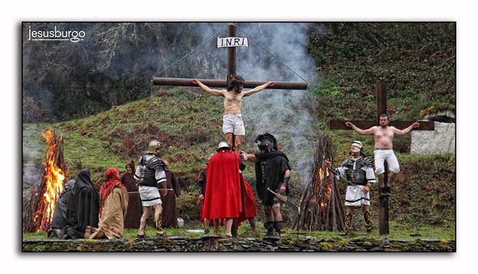 Vía Crucis en Villanueva de Oscos