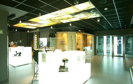 Sala de exposições do Centro de Interpretación del Cine en Asturias (Centro de Interpretação do Cinema das Astúrias)