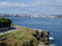 Punto di vista del Paseo Litoral di Gijón
