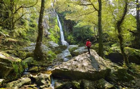 Percorso delle cascate di Oneta