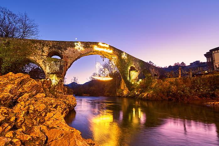 Imagen del Puente Romano de Cangas de Onís