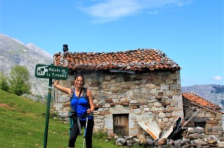 Cabaña de piedra en Picos