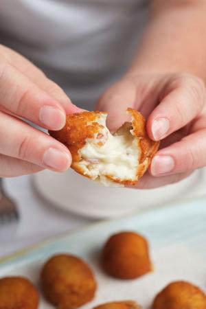 Croquetas cremosas de jamón