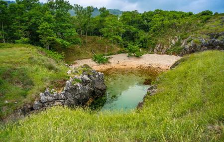 Cobijeru Beach in the Cobijeru Complex, Natural Monument