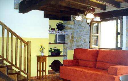 Casa de aldea La Fragua Castiellu salón