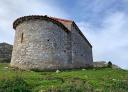 Chapel of the Magdalena del Monsacro built in stone on the hill.