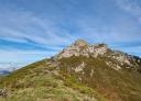 Panoramic view of Cuyargayos Peak from Collada Imblenes