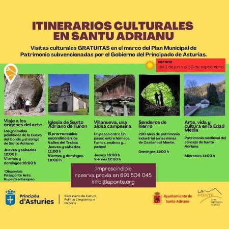 Itinerarios Culturales por Santo Adriano