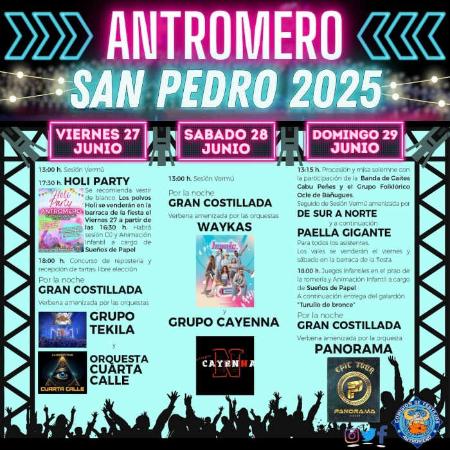 Fiestas de San Pedro de Antromero 2025.
