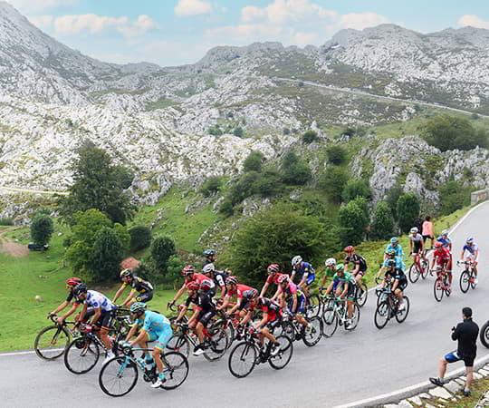 Etapa de la Vuelta a España.
