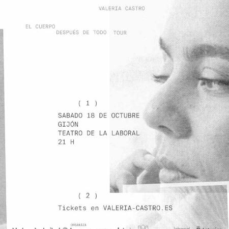 Valeria Castro. El cuerpo después de todo Tour. Gijón