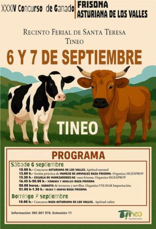 XXXIV Concurso de Ganado de las Razas Frisona y Asturiana de los Valles