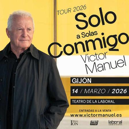 Solo a solas conmigo. Victor Manuel en Gijón
