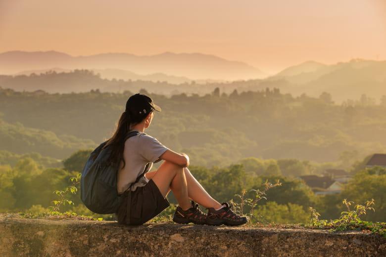 Immagine di un tramonto a Valdesoto (Siero)