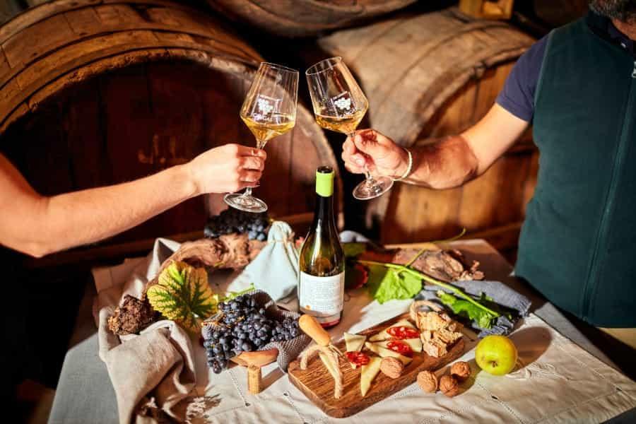 Immagine dei festeggiamenti durante la Festa del Raccolto a Cangas del Narcea.