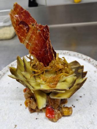 Flor de alcachofas - La Senderuela