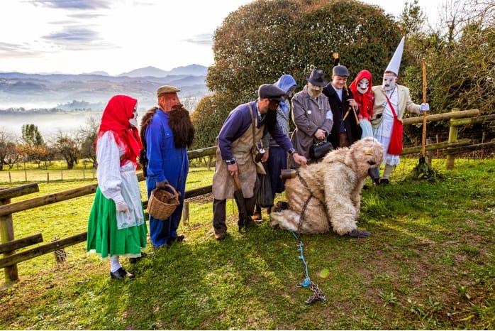 Imagen de los Aguilandeiros de San Xuan (Grado)