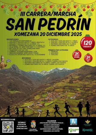 III Carrera/Marcha San Pedrín en Xomezana. Lena