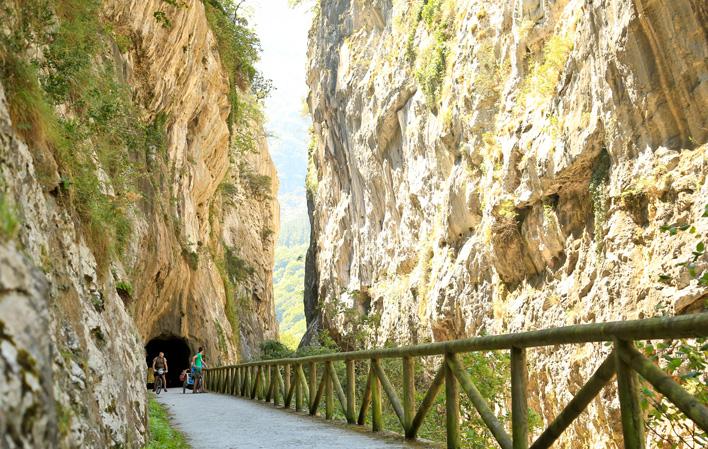 Ir a Imagen Descenso Senda del Oso en bici