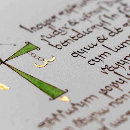 Taller de escritura visigótica. Taller en Oviedo