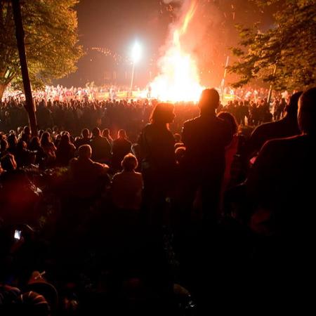 Feuerfest zu Ehren von San Xuan. Corvera