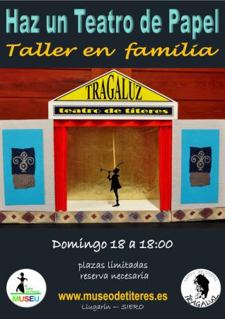 Haz un teatro de papel. Taller Siero
