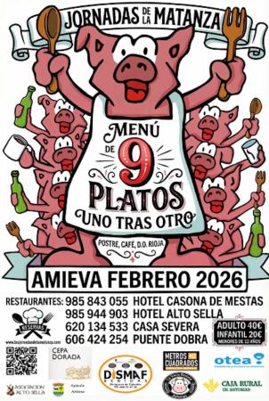 Jornadas gastronómicas de la matanza en Amieva y Alto Sella