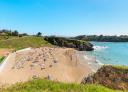 Vistas de la playa de Murallón en verano