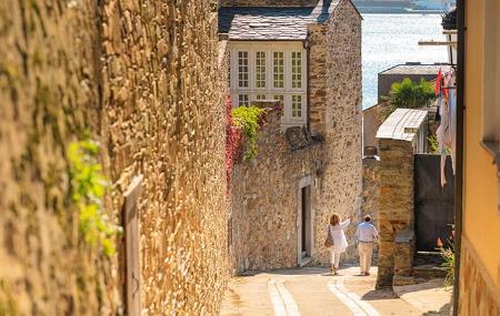Rua da aldeia piscatória de As Figueiras