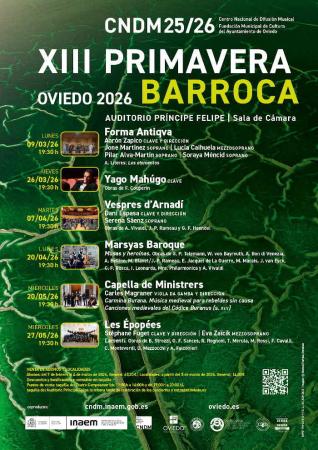 XIII Ciclo Primavera Barroca. Conciertos en Oviedo
