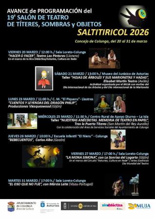 Saltitiricol. Salón de Teatro de Títeres, Marionetas, Sombras y Objetos de Colunga