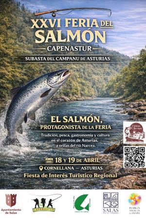 XXVI Feria del Salmón y Subasta del Campanu de Asturias en Cornellana. Salas