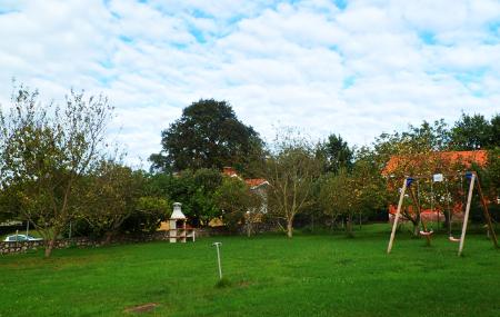 Apartamento rural Ovio jardín